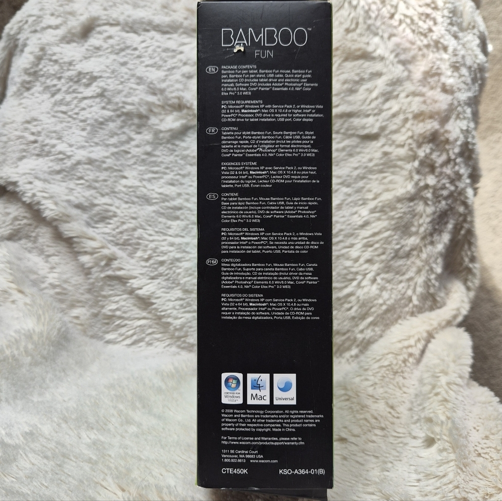 BAMBOO Fun Tablet with Black Pen - Picture 3 of 12
